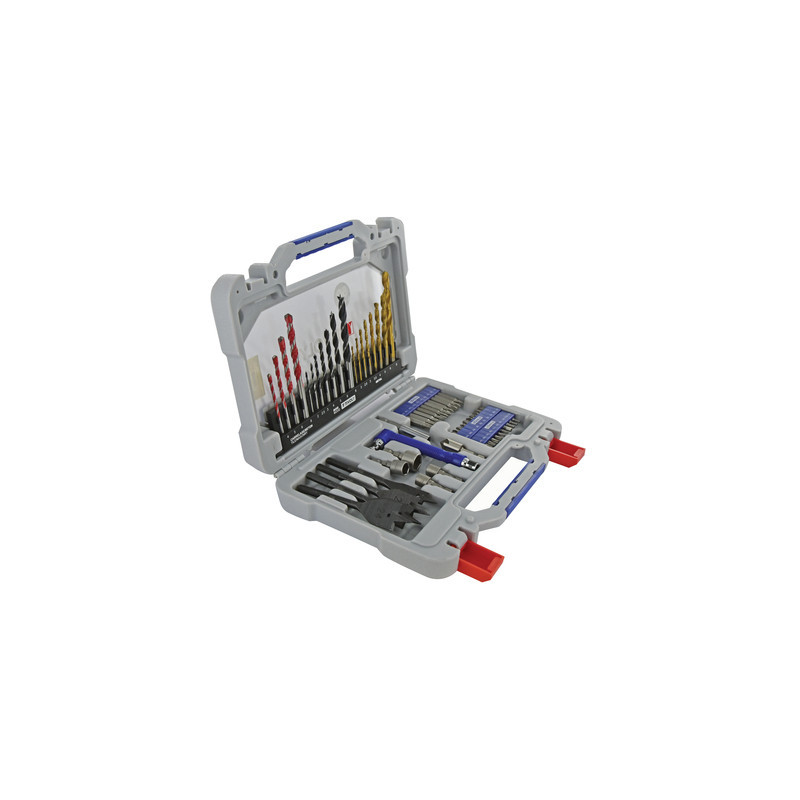Coffret 60 embouts de vissage et perçage multi-matériaux RANGER - TIVOLY Coffret 60 embouts de vissage et perçage multi-matériaux RANGER - TIVOLY