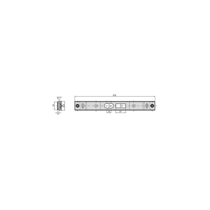 Gâche haut / bas CE202GB-1NRS - CVL Gâche haut / bas CE202GB-1NRS - CVL