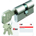 Cylindre européen double entrée F9- ISEO