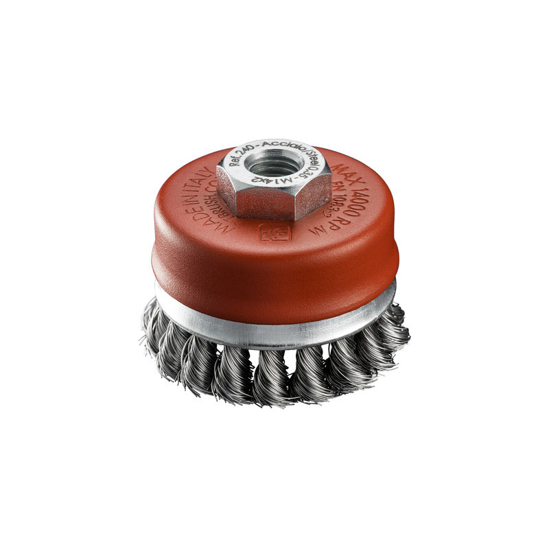 Brosse circulaire abrasive torsadé 0.50mm - ABRASIFS TECHNIQUES INDUSTRIELS Brosse circulaire abrasive torsadé 0.50mm - ABRASIFS TECHNIQUES INDUSTRIELS