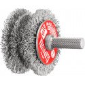 Brosse circulaire abrasive sur tige CLEPSYDRA - ABRASIFS TECHNIQUES INDUSTRIELS