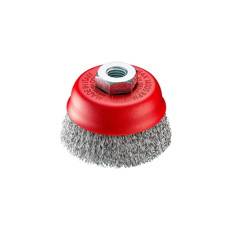 Brosse circulaire abrasive ondulé 0.35 mm - ABRASIFS TECHNIQUES INDUSTRIELS