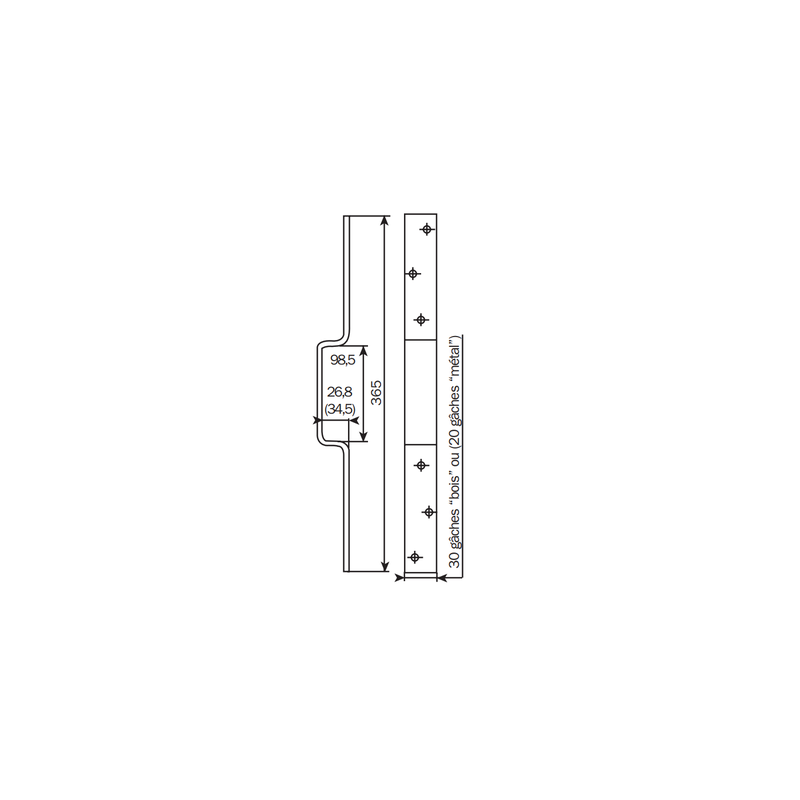 Bride de recouvrement multipoint - ISEO Bride de recouvrement multipoint - ISEO