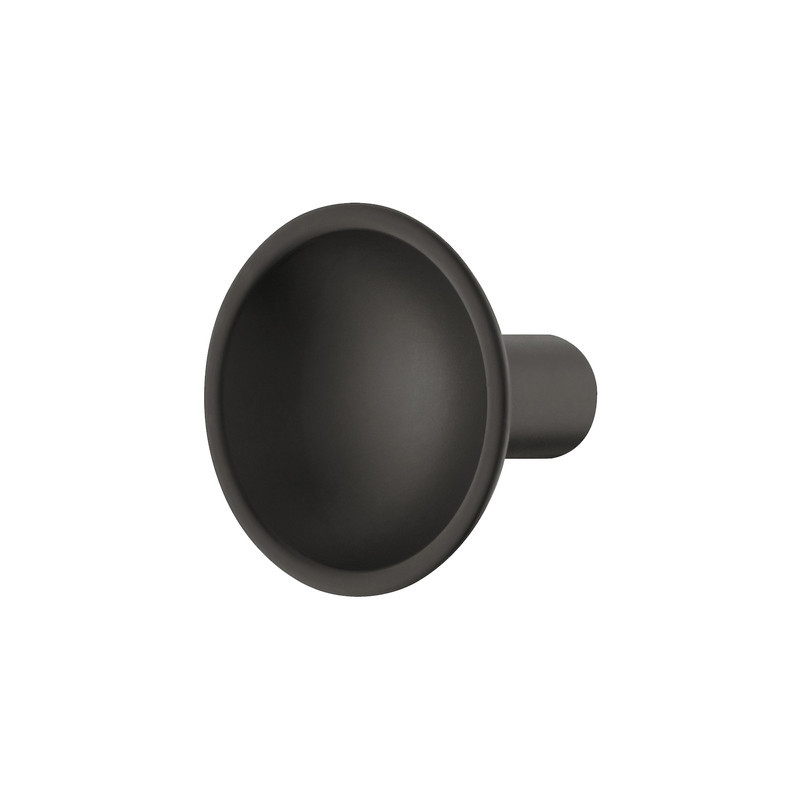 Bouton de meuble Ø35 mm zamak noir mat - HAFELE