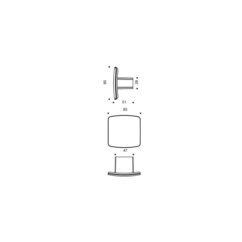 Bouton porte carré MUZE - BEZAULT ASSA ABLOY Bouton porte carré MUZE - BEZAULT ASSA ABLOY