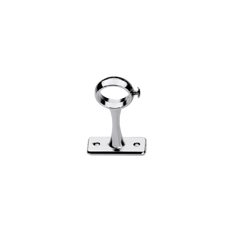Piton rond sur platine pour tube de penderie chromé - COGEFERM Piton rond sur platine pour tube de penderie chromé - COGEFERM