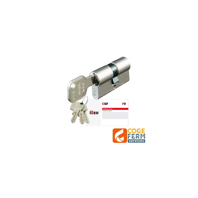 Cylindre européen double entrée F9 modulaire CGF - ISEO Cylindre européen double entrée F9 modulaire CGF - ISEO