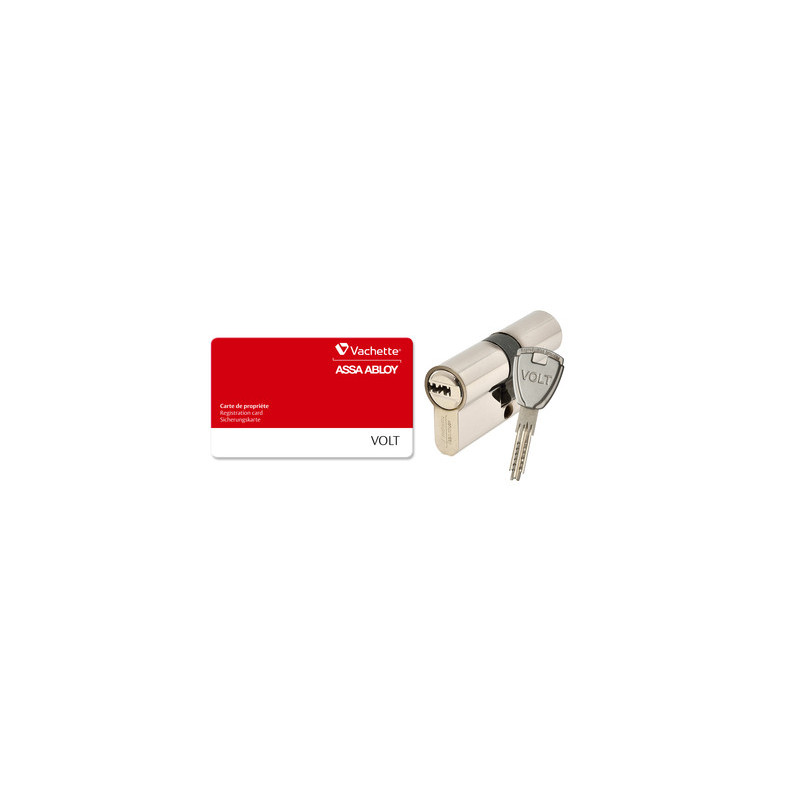 Cylindre européen double entrée VOLT - VACHETTE ASSA ABLOY