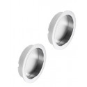 Paire de cuvettes rondes Ø 48 mm pour porte coulissante EASY PTS - BONAITI 